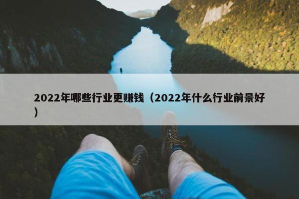 2022年哪些行业更赚钱（2022年什么行业前景好）